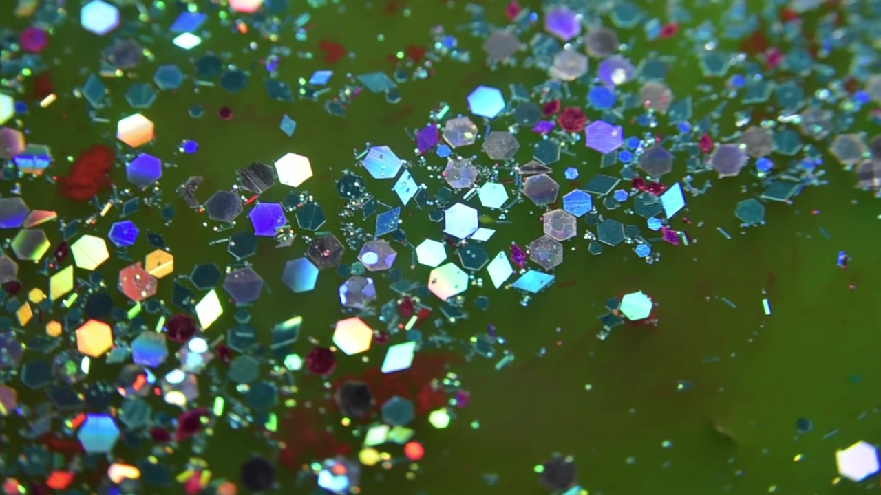 Groene glitter macro abstract