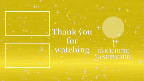 luxury end card ending screen motion graphics