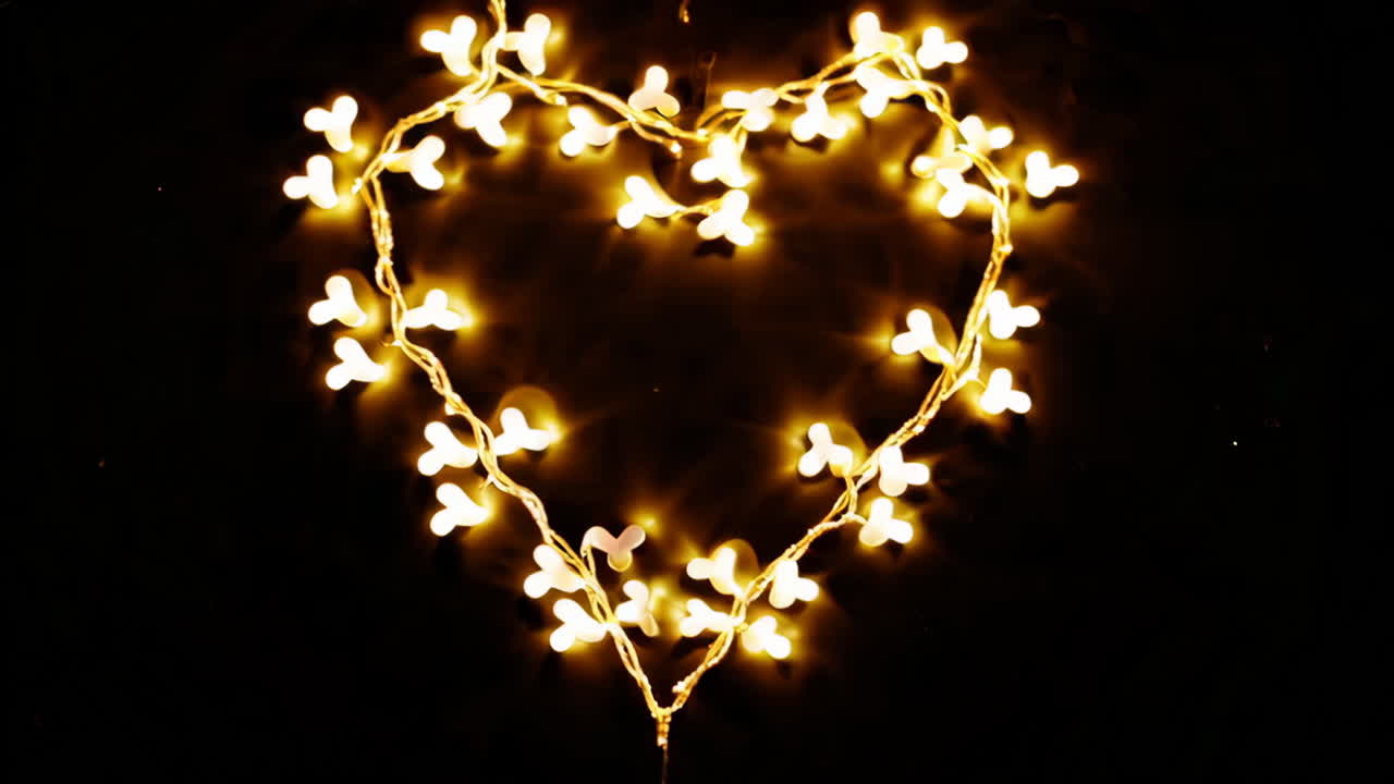 Heart Shaped String Lights
