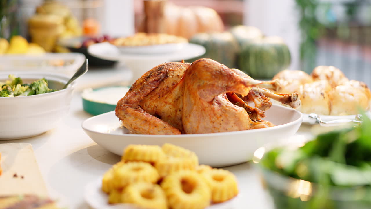 추수감사절 칠면조 저녁식사