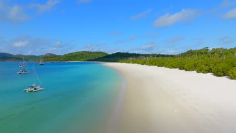 White-sand-of-whitehaven-beach-filmed-with-a-drone