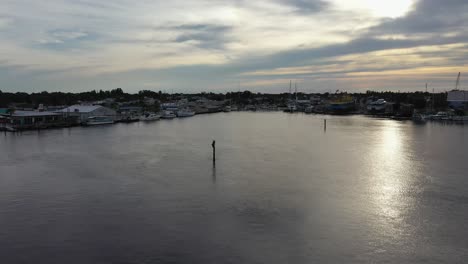 Tarpon-Springs,-Florida-on-a-overcast-day