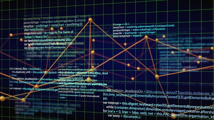 Animation of scientific data processing over network of connections