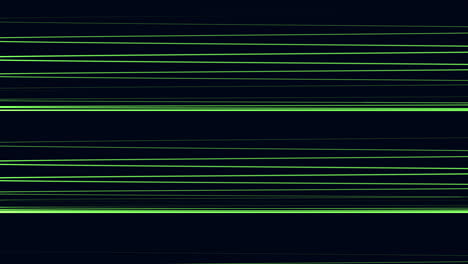 líneas verdes en negrita se extienden a través del fondo oscuro