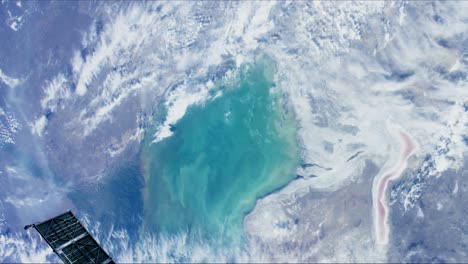 우주에서 볼 수 있는 지구 nasa 공공 도메인 이미지