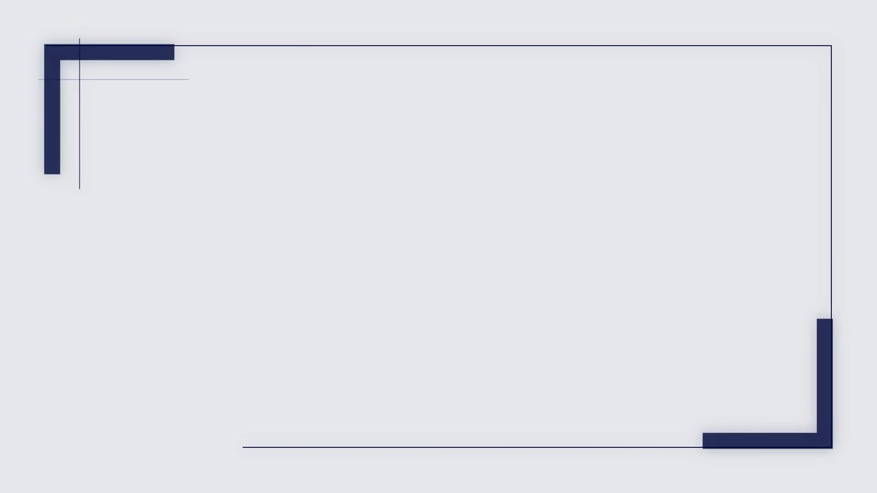 Minimalist Animated Frame Drawing on Light Gray Background