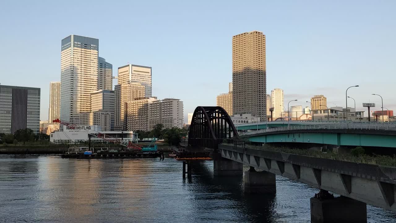 도쿄 하루미 다리 2021년 10월