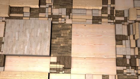 abstract wood blocks background