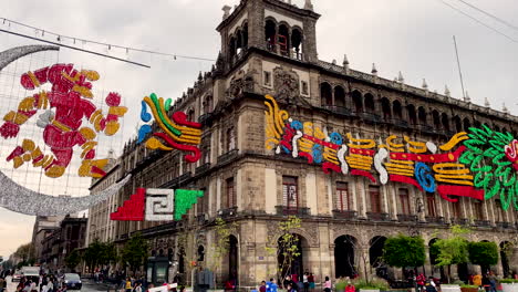 Timelapse-of-Cabildo-in-Zocalo