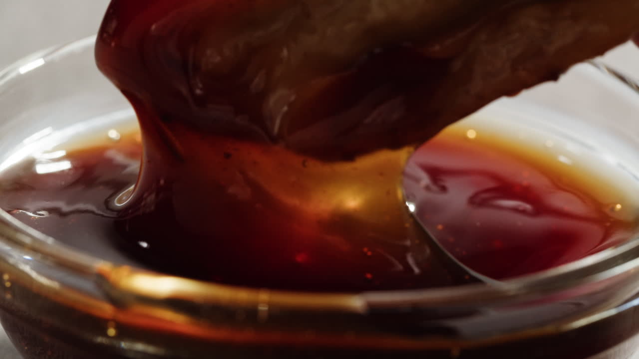 Dipping Sauce in Glass Bowl