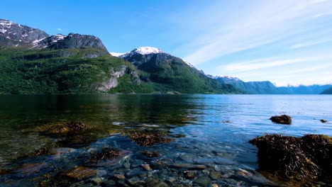 la hermosa naturaleza de noruega.