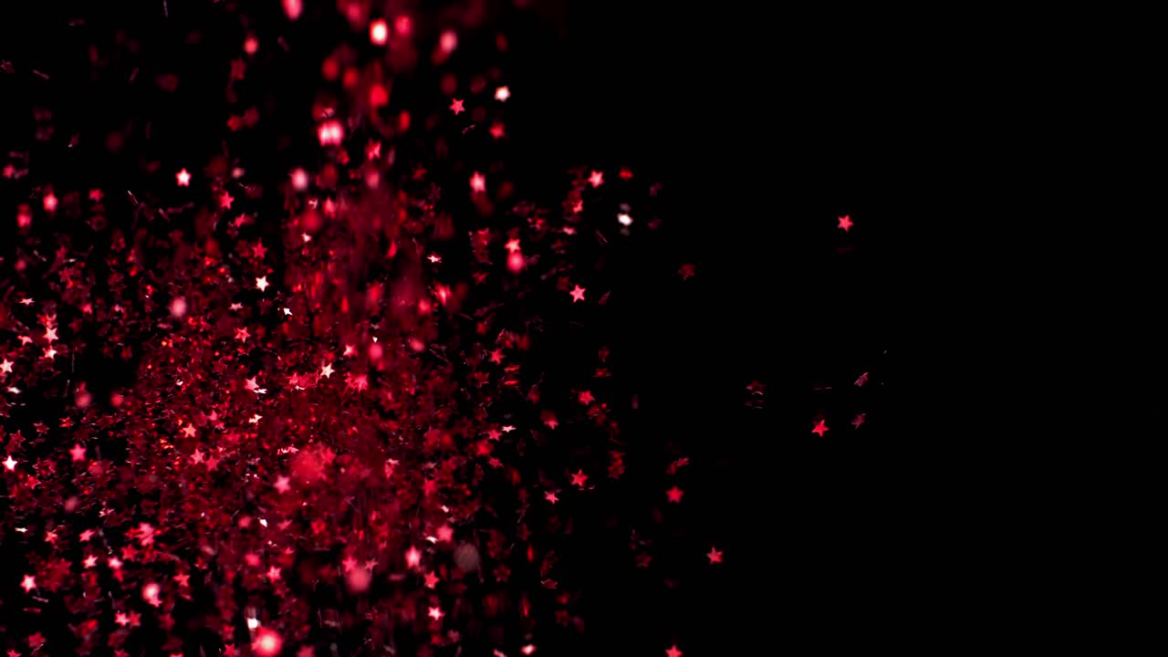 검은 바탕에 은 반이는 별