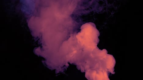 4k colorful fog and smoke effect