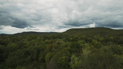 Aerial-shot-of-dramatic-overcast