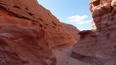 stunning rock formation, colored canyon wide view, egypt