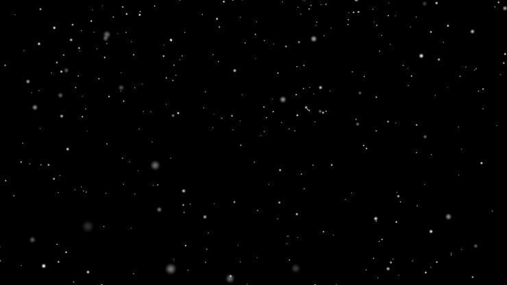 Winter snow falling with alpha channel, loopable