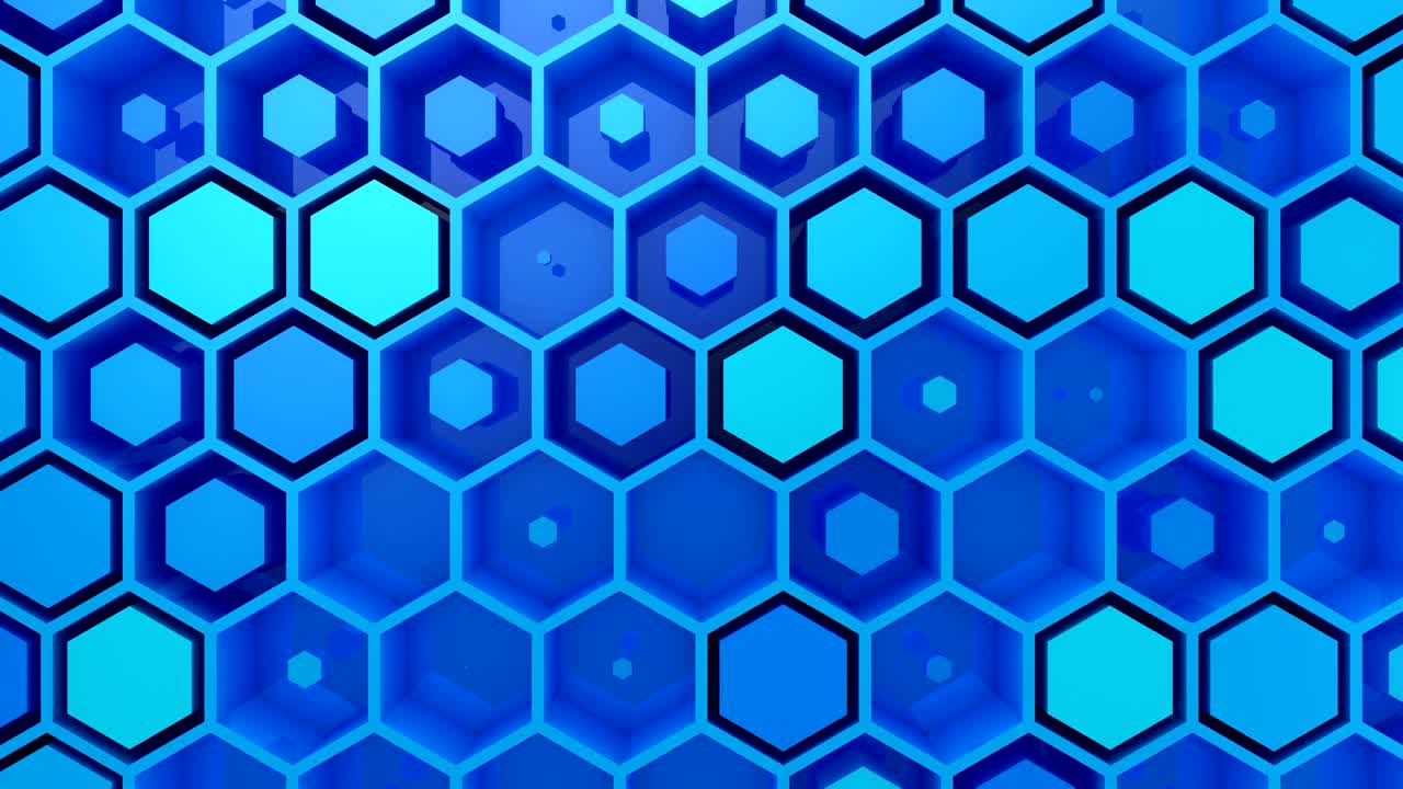 el fondo de los hexágonos