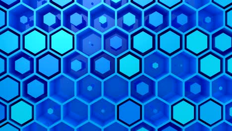el fondo de los hexágonos