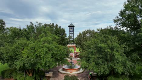 Aerial-view-of-watch-tower-in-foley-Alabama