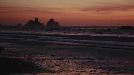 sunset over the oregon coast