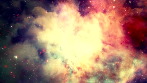 volando a través de nebulosas estelares y polvo cósmico, cúmulos de gas cósmico y constelaciones en el espacio profundo. elementos de este video proporcionados por la nasa