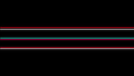 animation of colorful lines over black background