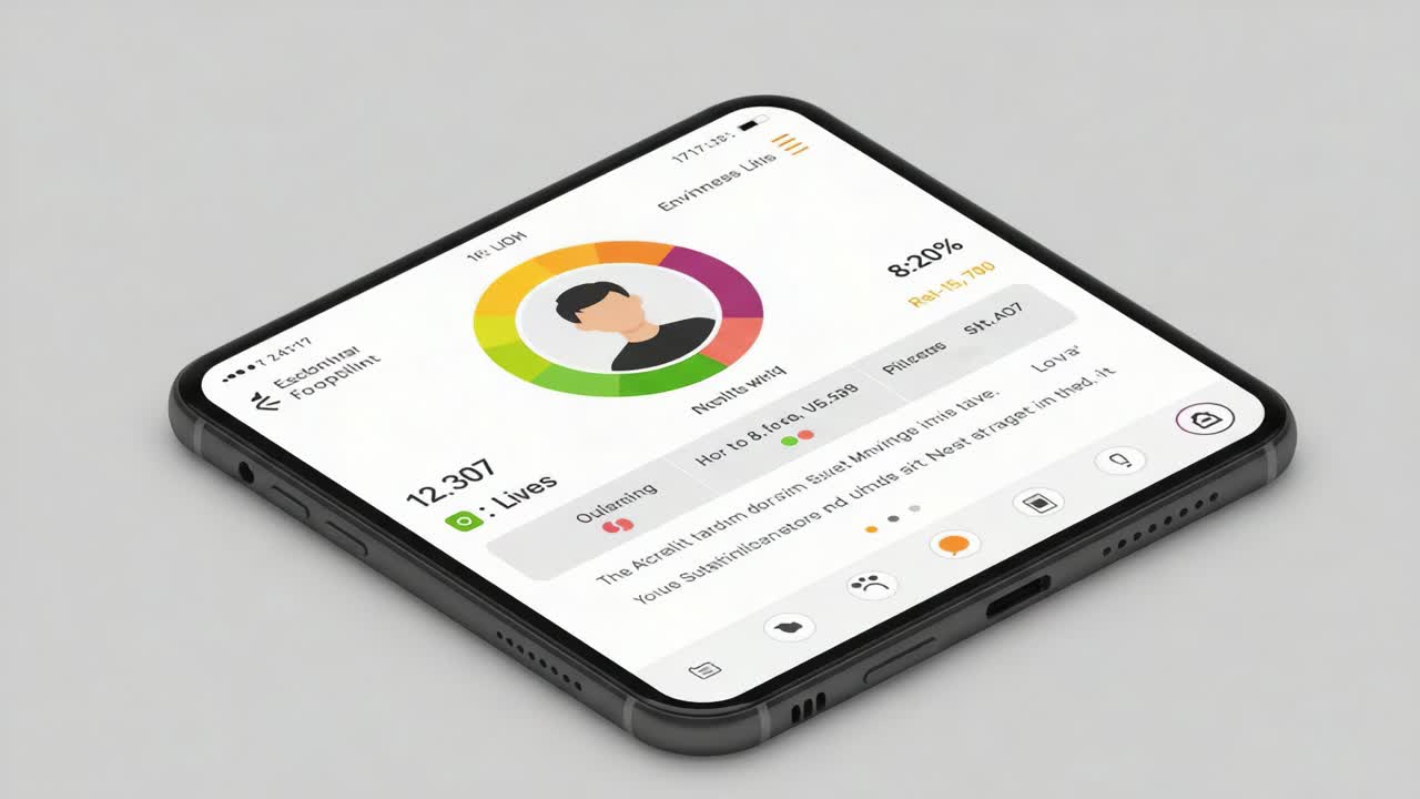 Analyzing Engagement Metrics: A Detailed Overview of User Statistics, Performance Ratings, and Activity Levels on a Mobile Interface Display
