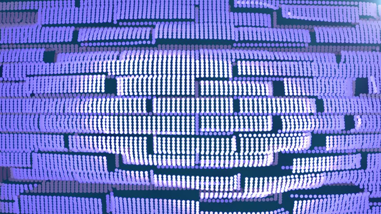 fondo multicolor animado de partículas redondas