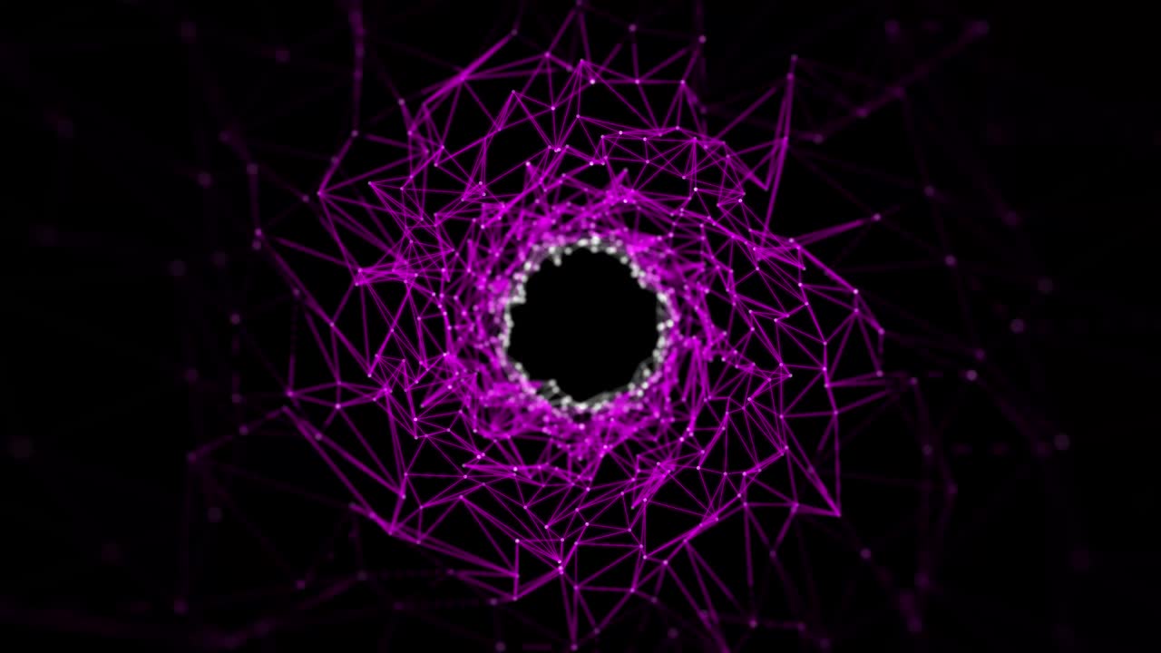 fondo de movimiento de túnel abstracto 4k