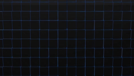 abstract background with black wall of moving cubic surface.