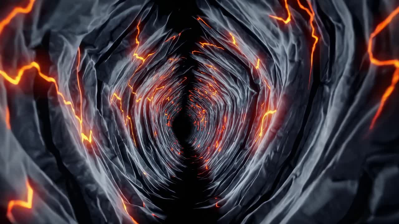 túnel de resplandor abstracto