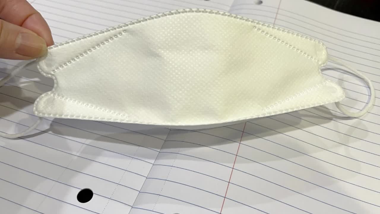 máscara kf94. alejamiento lento