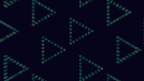 patrón de triángulo verde en negro diseño visualmente llamativo y atractivo con formas superpuestas