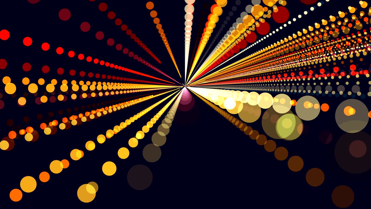 color light trail motion