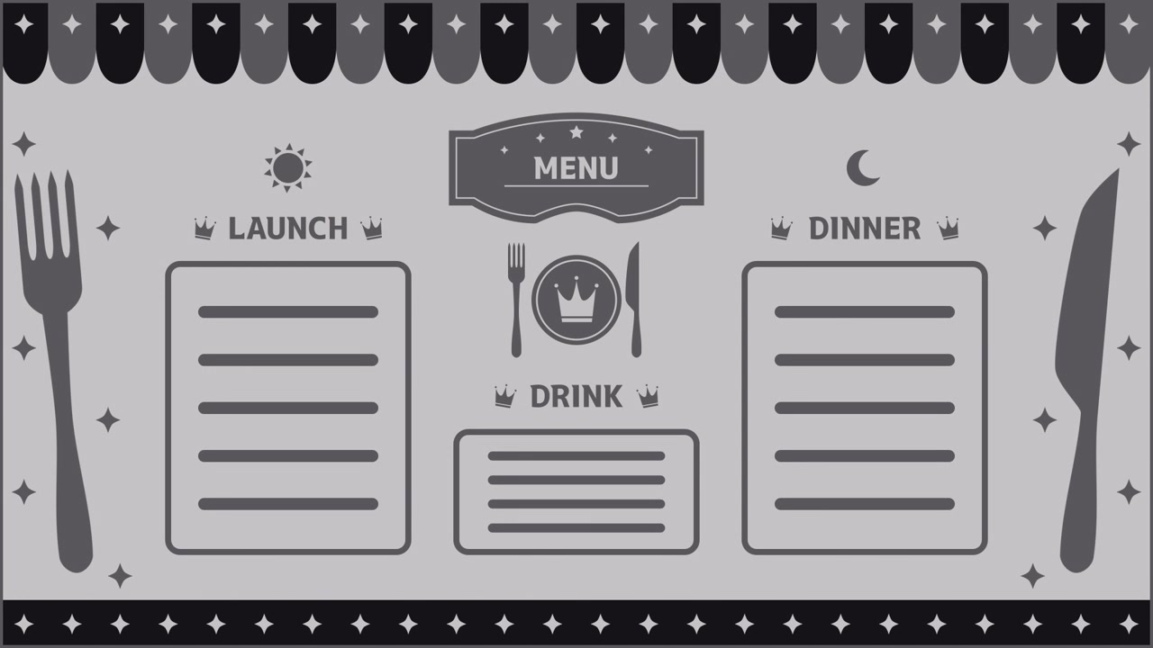 Restaurantmenu design