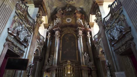 ornate baroque church interior