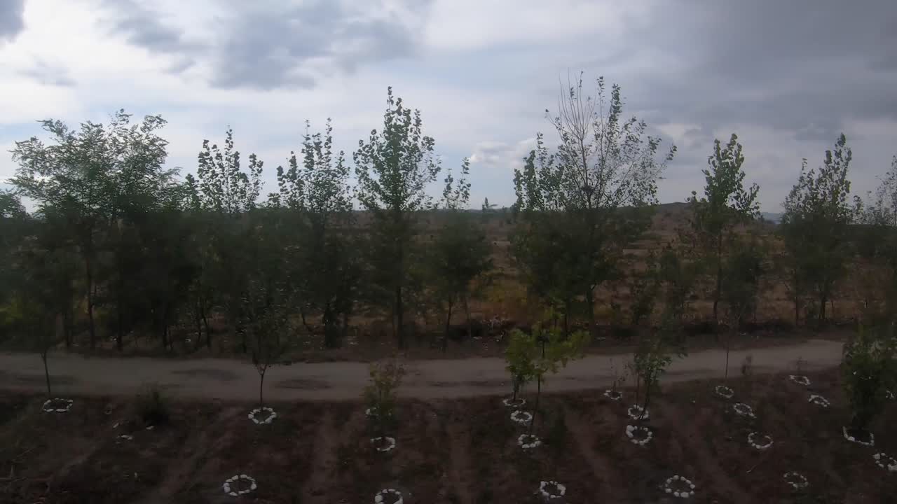 북한 시골, 농장, 필드, 작물