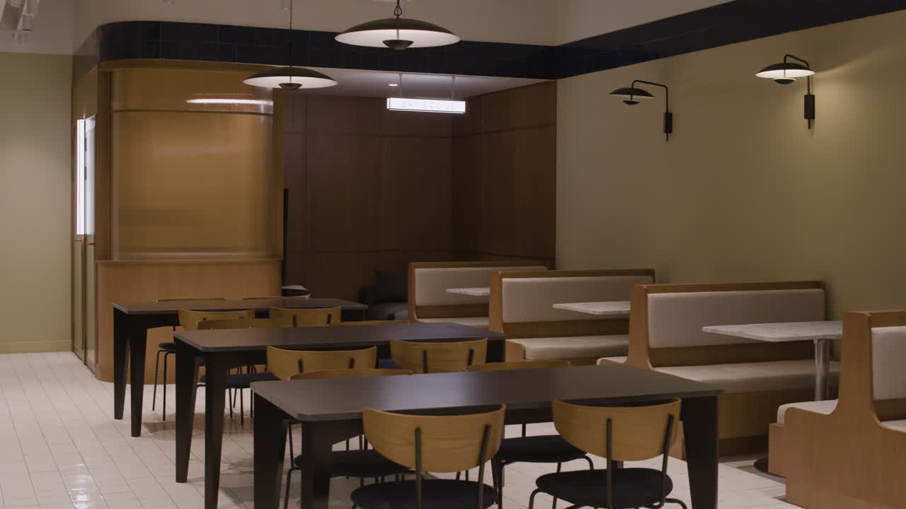 현대적인 카페 인테리어