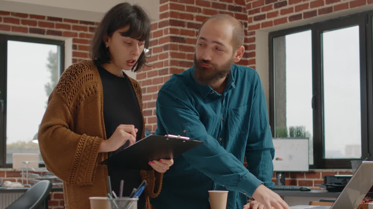 reunión de negocios en una oficina moderna
