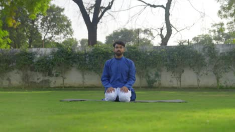 Indian-man-doing-diamond-yoga-pose