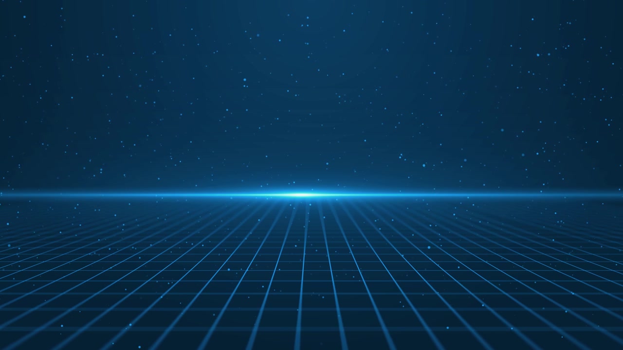 3D cyberspazio big data business digitale hi-tech sfondo animazione 4K linee numeri matrice tunnel