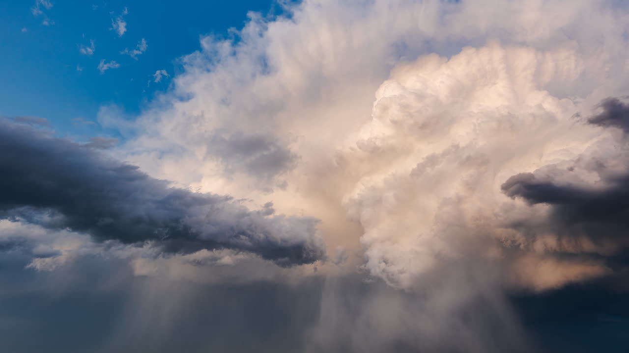 Storm clouds drifting across the sky creating cinematic atmospheric motion