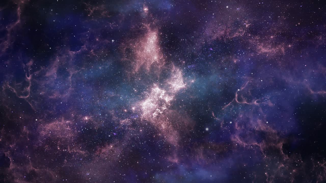 viaggio alla nebulosa nello spazio, fantasia di sfondo