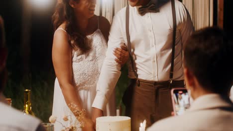 romantic outdoor wedding reception