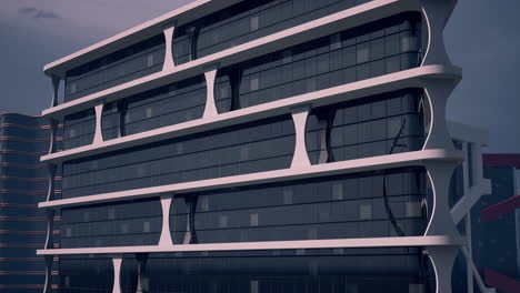 modern skyscraper with numerous windows