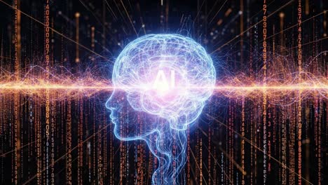 exploring the confluence of artificial intelligence and human cognition: a visually stunning representation of neural connections and digital innovation