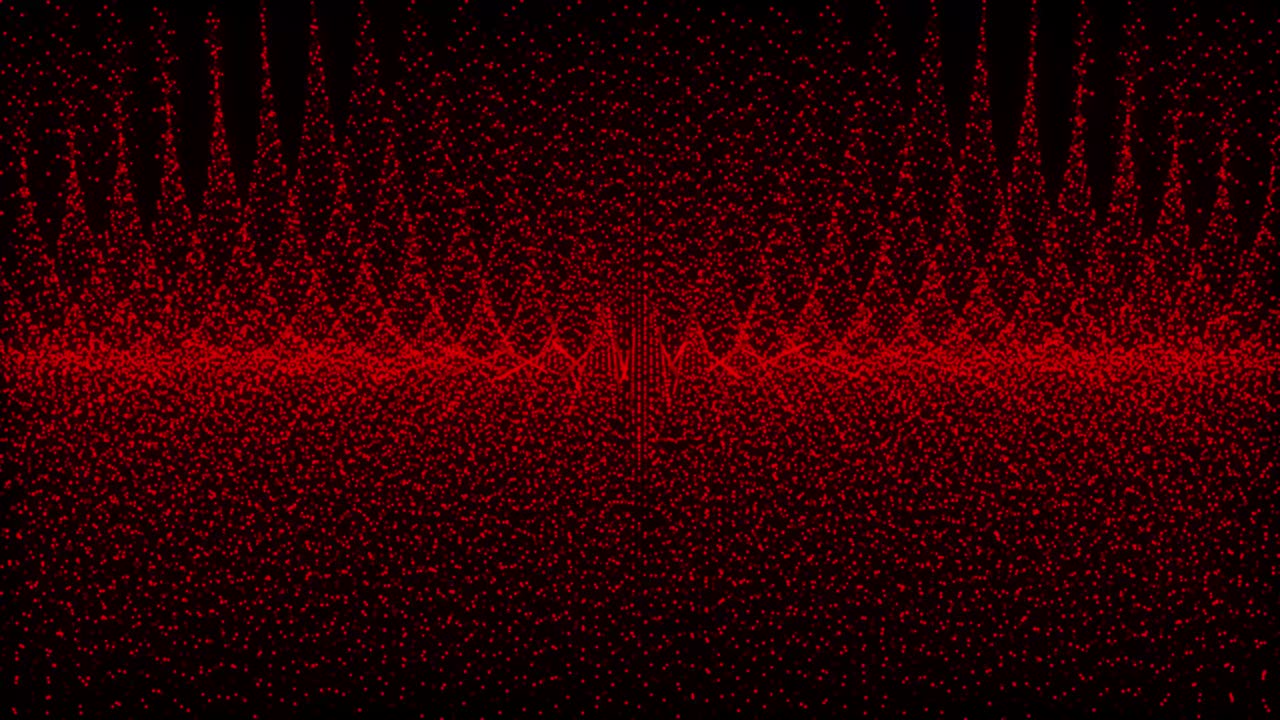 빨간 점 모양 패턴 애니메이션 모션 그래픽