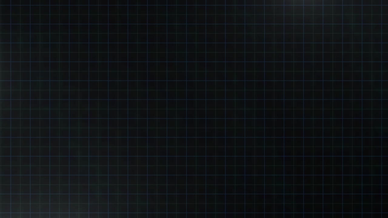 Abstract grid with glowing lines and lights