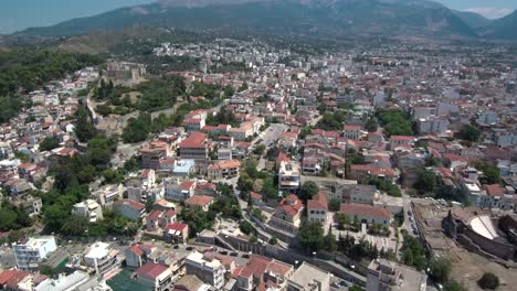 vista aérea da cidade velha de patras