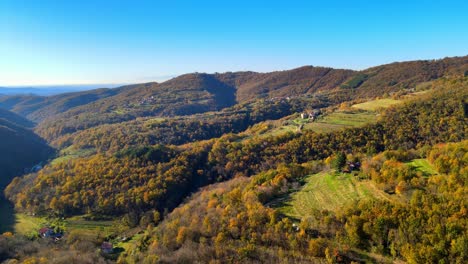 aerial 4k drone video unveils the haunting beauty of slapnik, an abandoned village in brda, slovenia